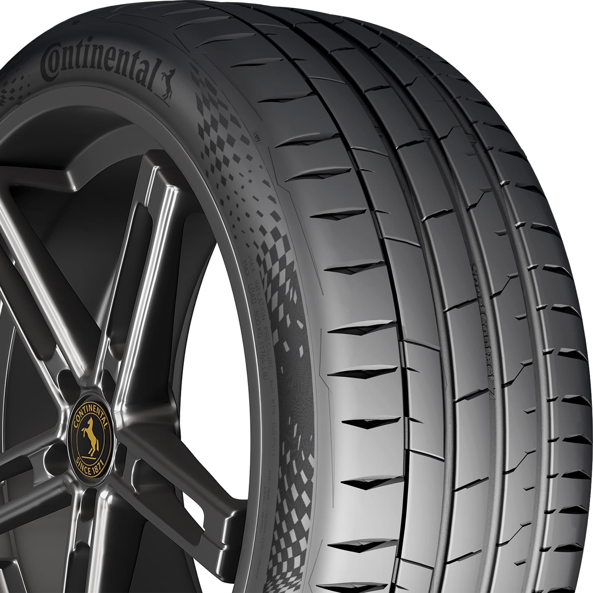 Continental ContiSportContact 5 UHP Summer 255/45R20 101W Passenger Tire