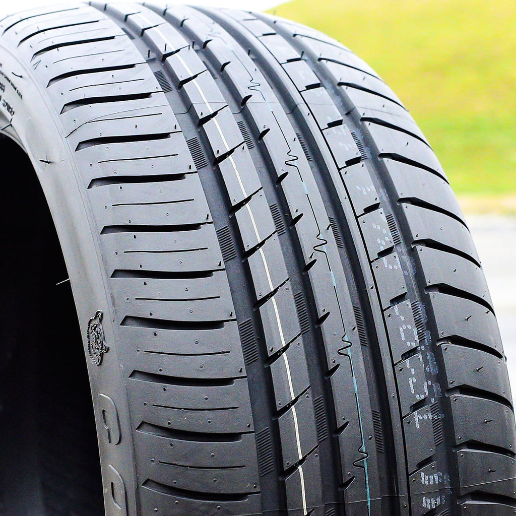 Pair of 2 (TWO) Cosmo MuchoMacho 245/40R17 ZR 95W XL A/S High Performance All Season Tires Fits: 1990-92 Ferrari F40 Base