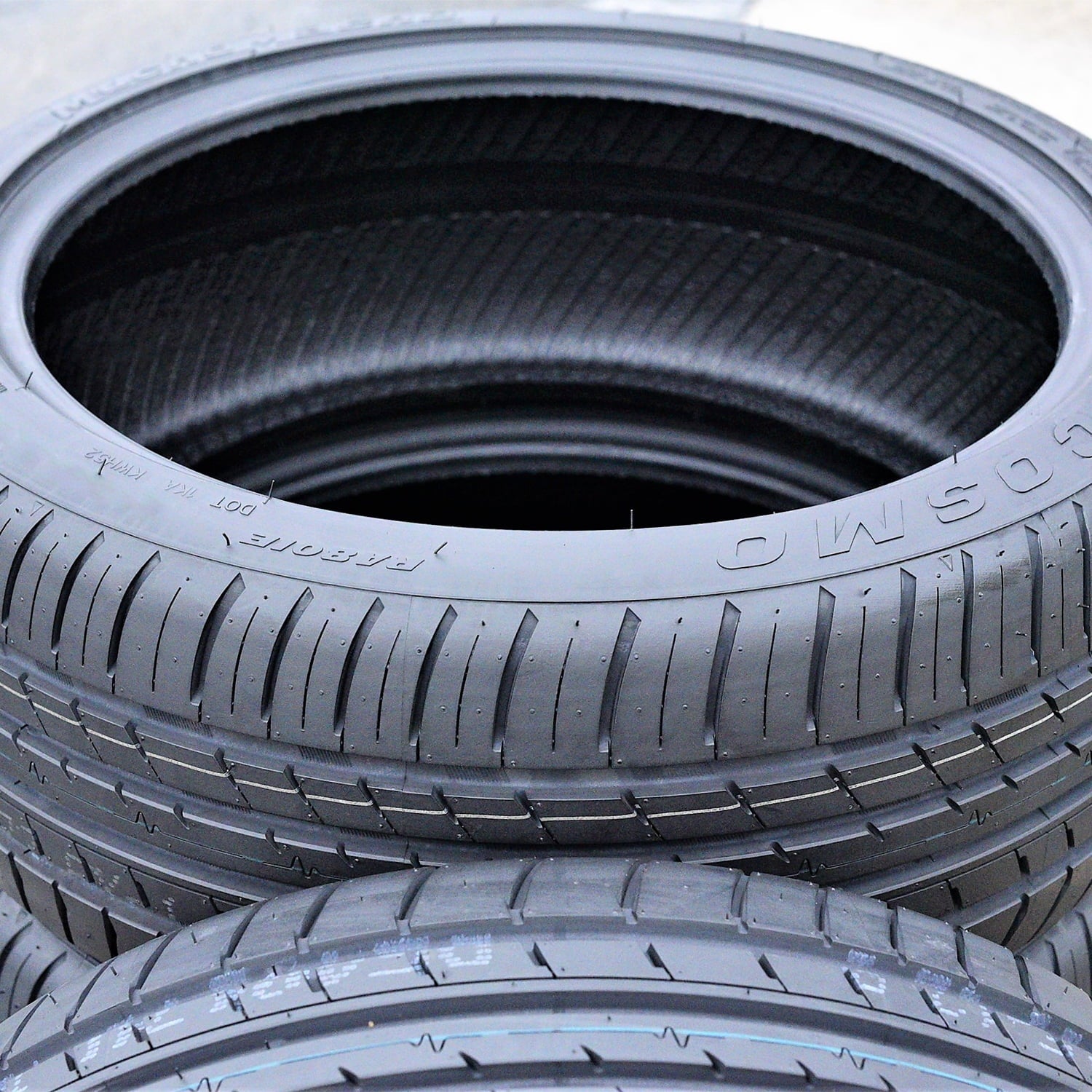 Pair of 2 (TWO) Cosmo MuchoMacho 245/40R17 ZR 95W XL A/S High Performance All Season Tires Fits: 1990-92 Ferrari F40 Base