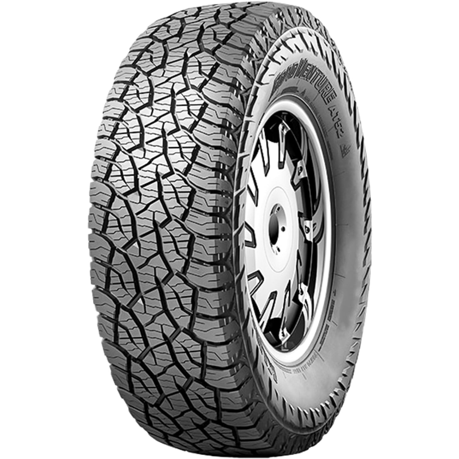 Kumho Tire Kumho Road Venture AT52 LT285/55R20/10 122/119R BW All Terrain Tire