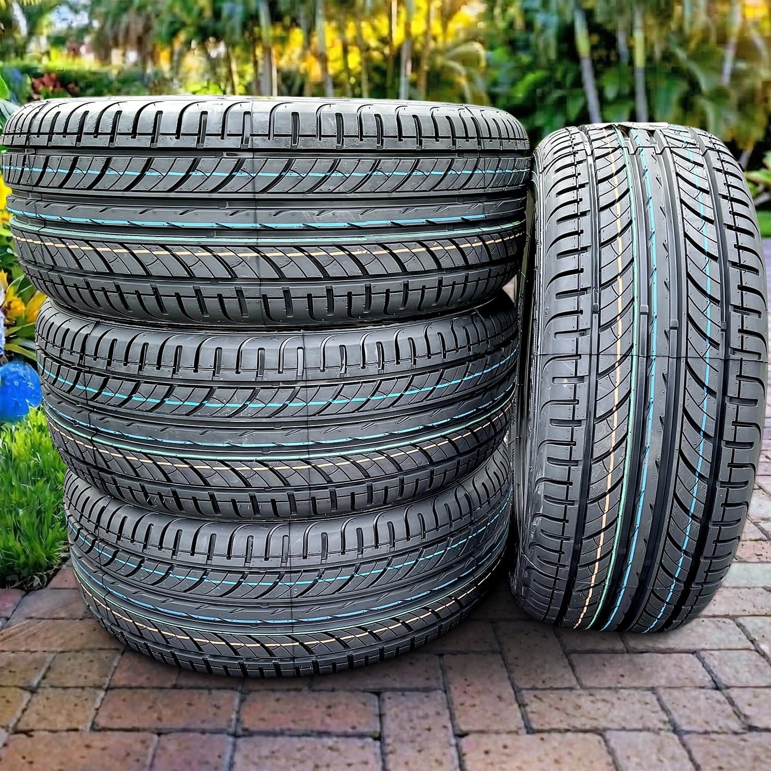 Pair of 2 (TWO) Premiorri Solazo 205/55R16 91V Performance Tires Fits: 2012-13 Honda Civic EX-L, 2014-15 Honda Civic EX
