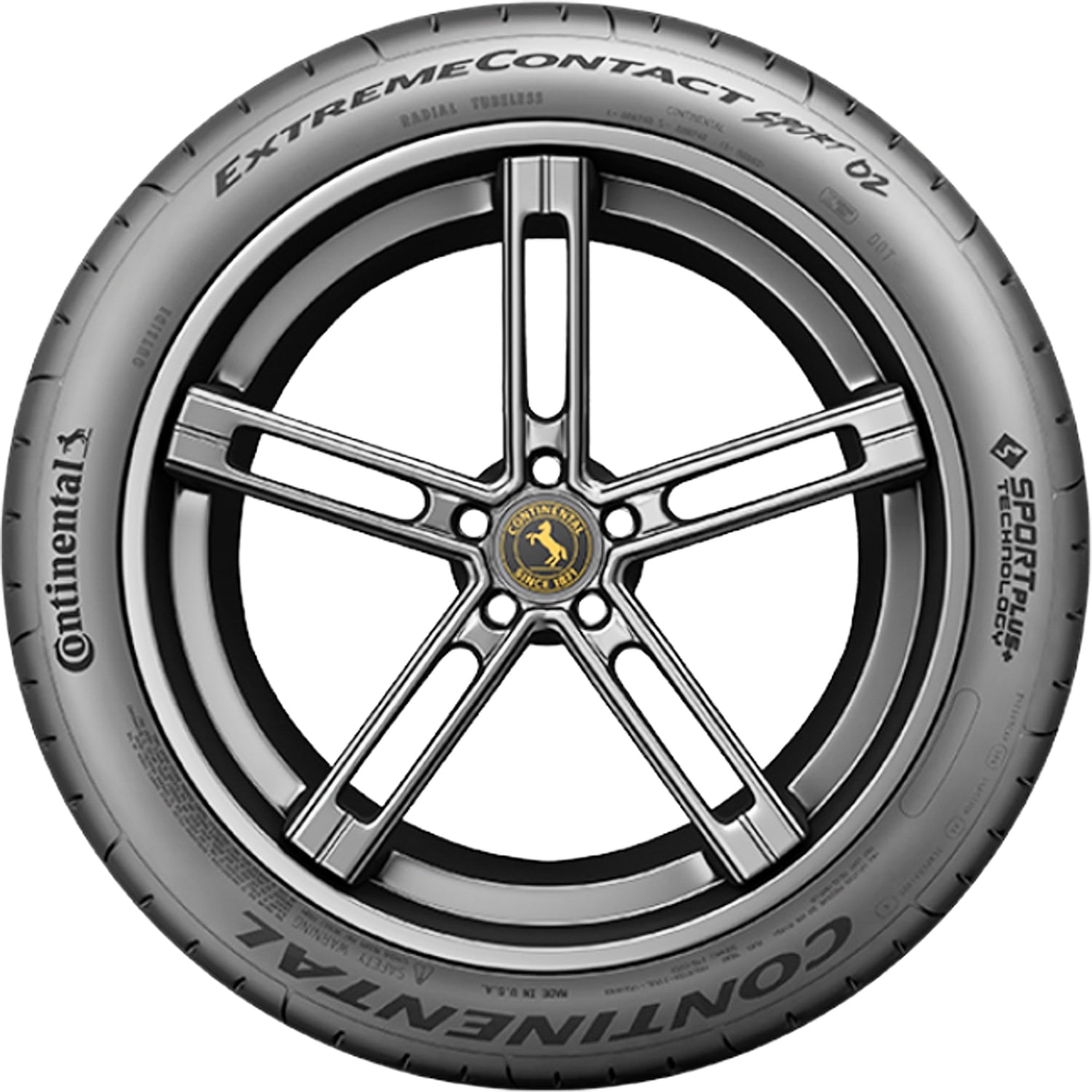 Continental ExtremeContact Sport 02 265/40ZR18 265/40R18 101Y XL High Performance Summer Tire