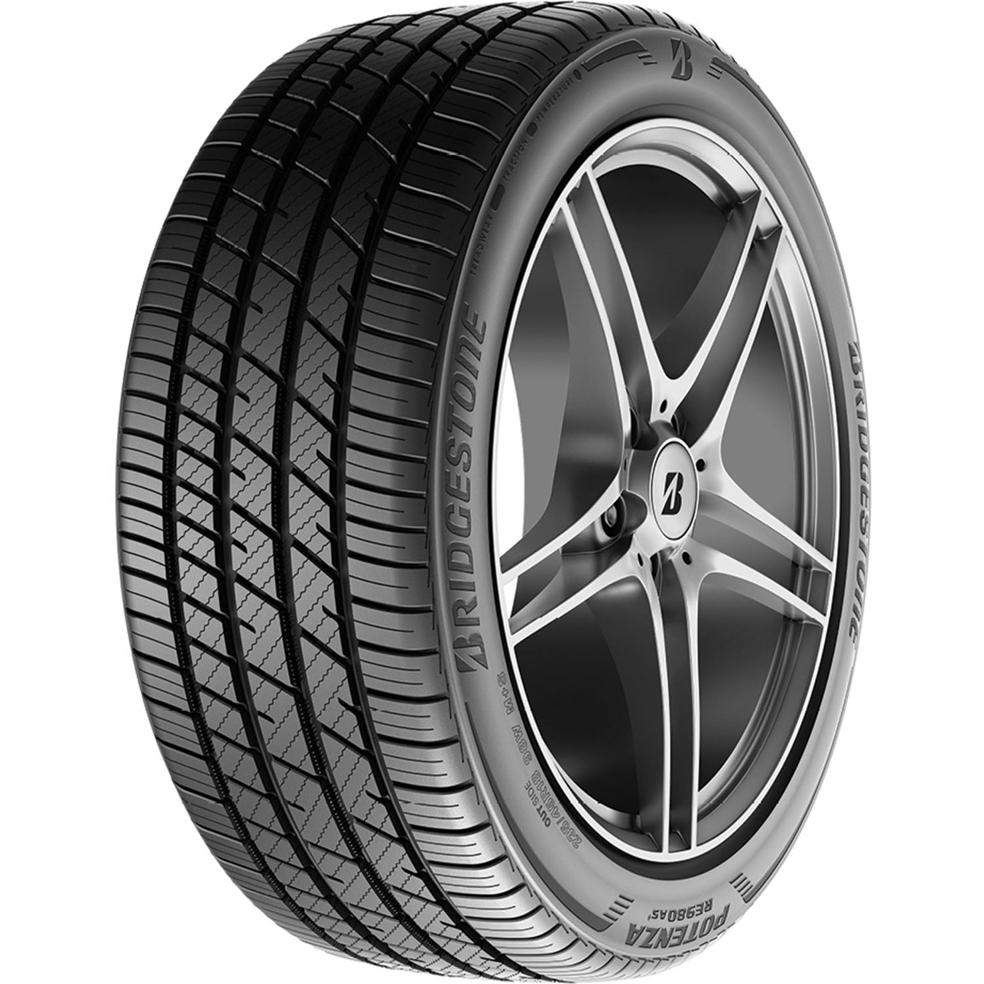 Bridgestone Potenza RE980AS+ Performance 245/45R20 103W XL Passenger Tire