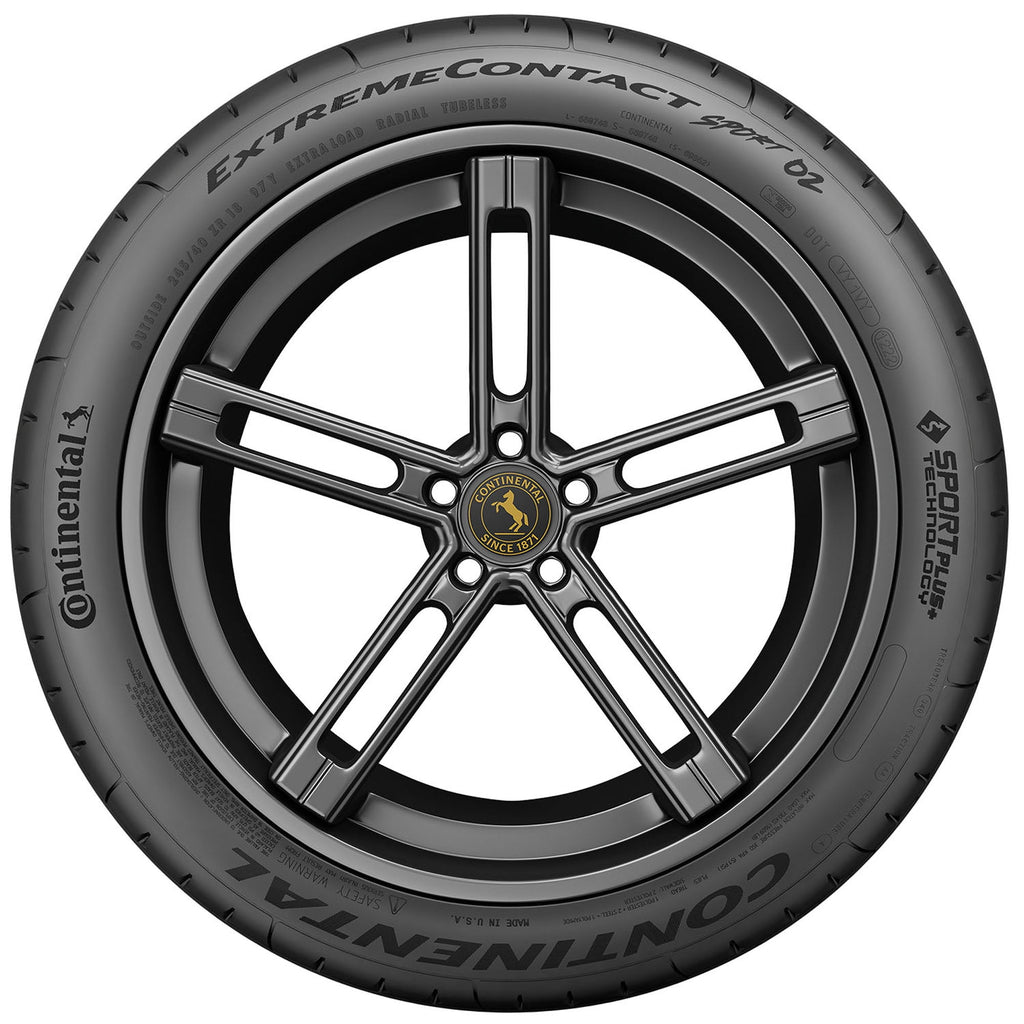 Continental ExtremeContact Sport 02 Summer 245/35ZR18 92Y XL Passenger Tire