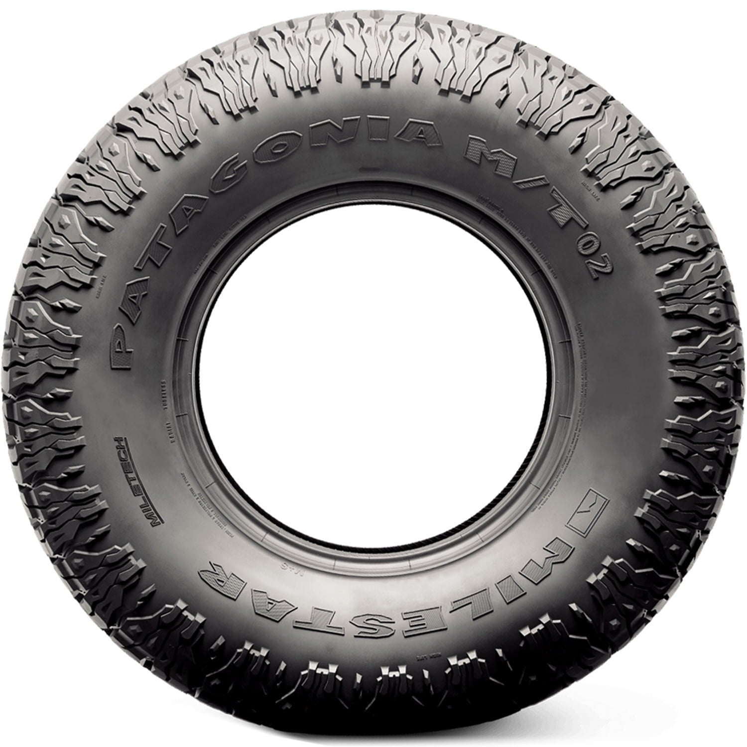 Tire Milestar Patagonia M/T-02 LT 35X12.50R15 Load C 6 Ply MT M/T Mud