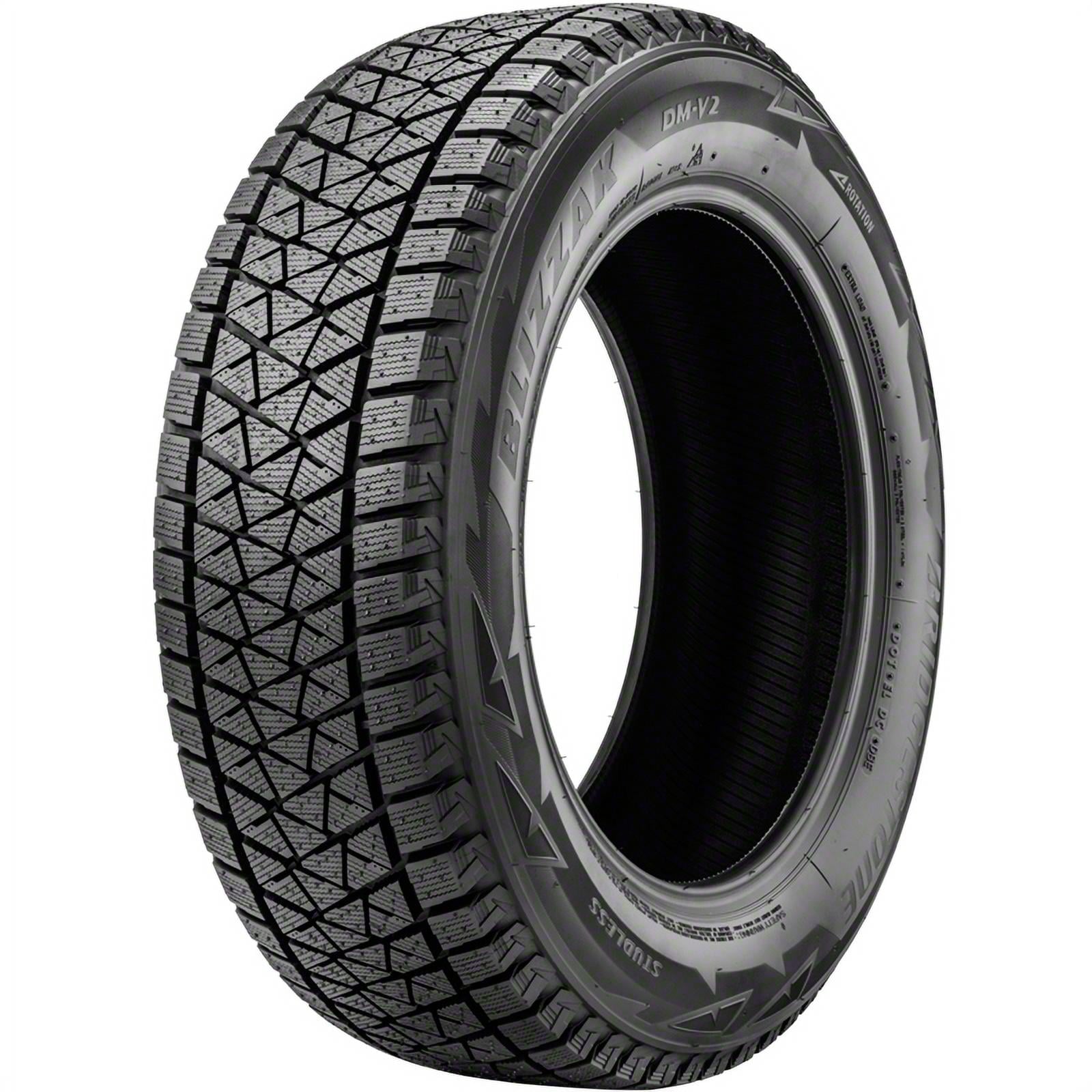 Bridgestone Blizzak DM-V2 Winter P245/55R19 103T Light Truck Tire Fits: 2014-18 Toyota Highlander Hybrid XLE, 2019 Toyota Highlander Hybrid Limited Platinum