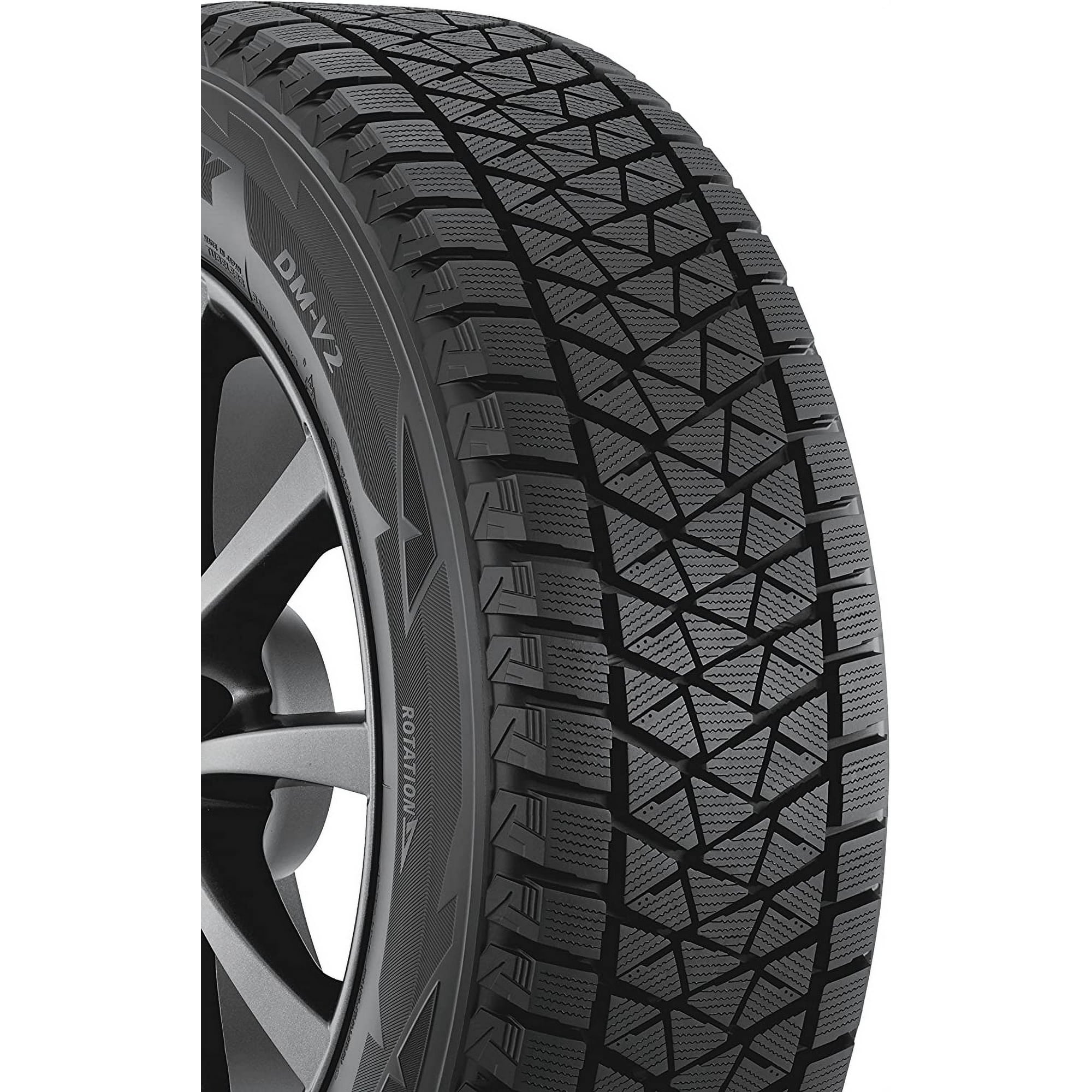 Bridgestone Blizzak DM-V2 Winter P245/55R19 103T Light Truck Tire Fits: 2014-18 Toyota Highlander Hybrid XLE, 2019 Toyota Highlander Hybrid Limited Platinum