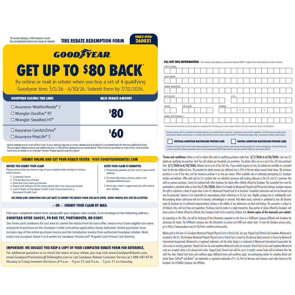 Goodyear Wrangler Steadfast HT All Season 235/55R20 102V Light Truck Tire