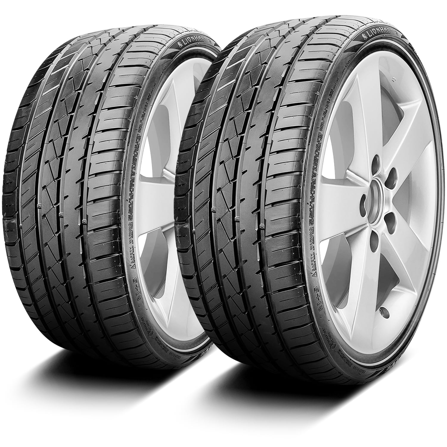 Lionhart LH-FIVE 255/45R20 ZR 105W XL A/S Performance Tire Fits: 2018 Audi Q5 Prestige, 2006-10 Jeep Grand Cherokee SRT8