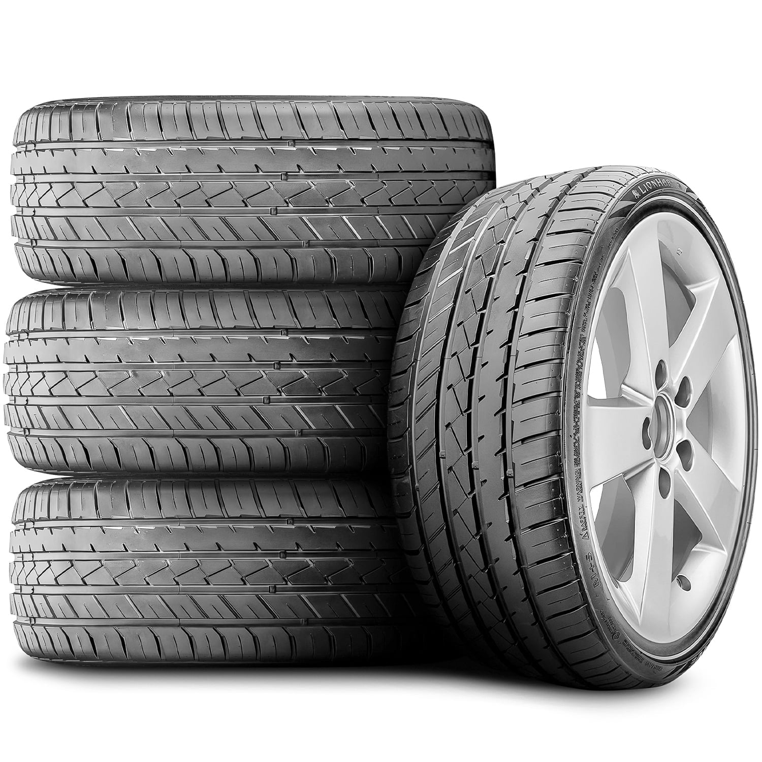 Lionhart LH-FIVE 255/45R20 ZR 105W XL A/S Performance Tire Fits: 2018 Audi Q5 Prestige, 2006-10 Jeep Grand Cherokee SRT8