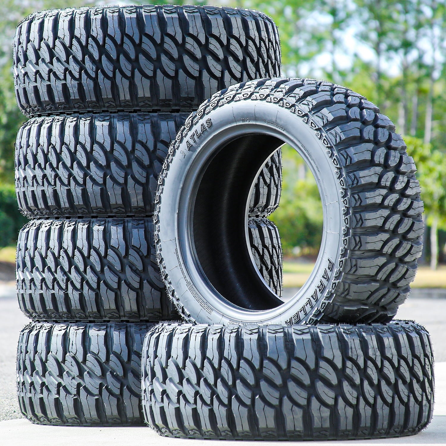 Atlas Tire Paraller M/T 33X12.50R17 120Q E 10 Ply mud Light Truck Tire