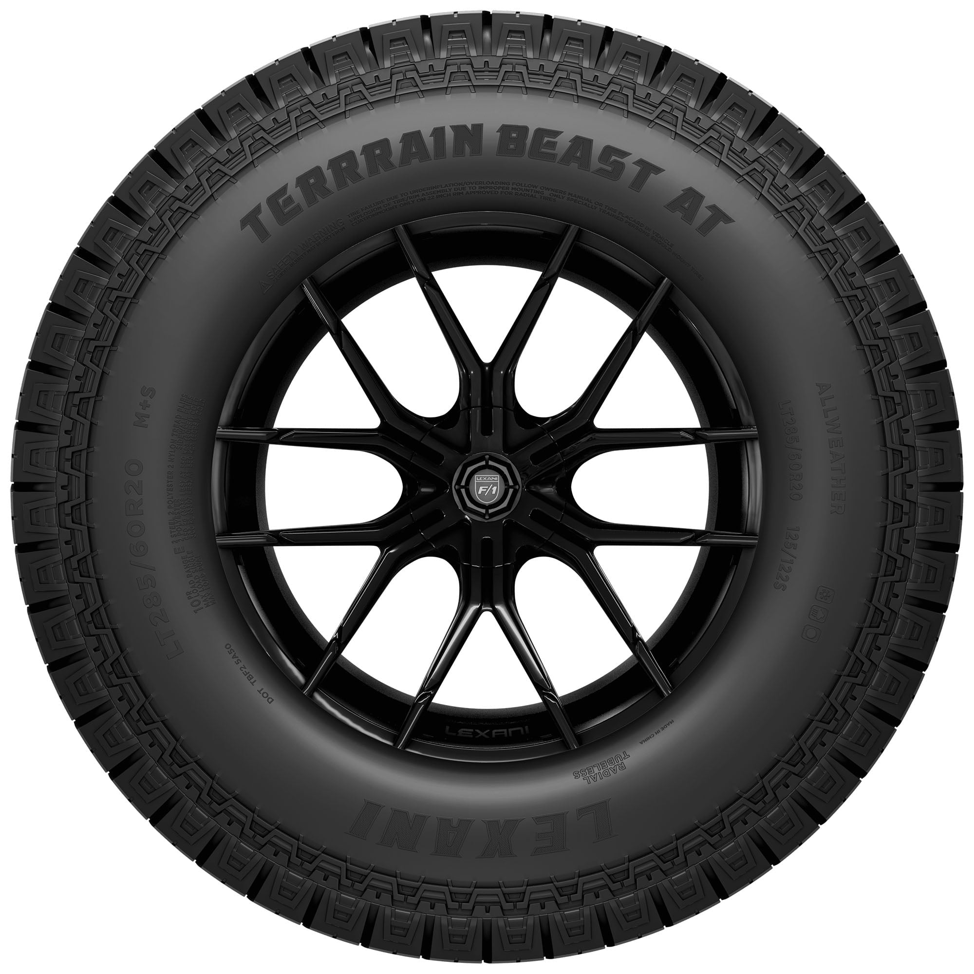 Lexani Terrain Beast AT All Terrain LT235/75R15 110/107S D Light Truck Tire