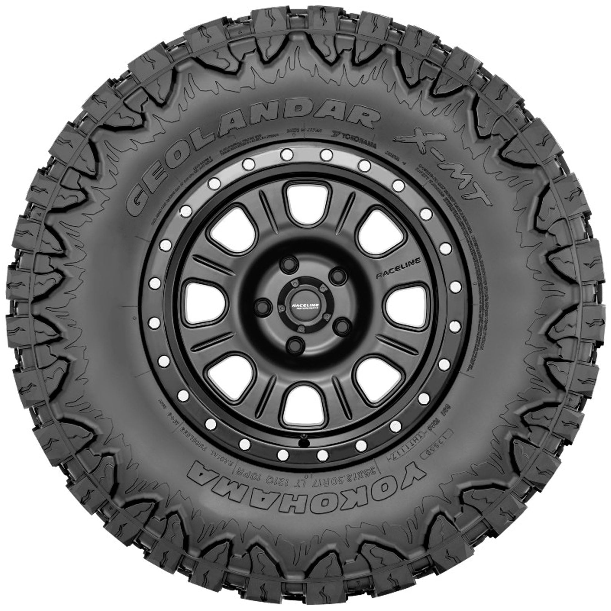 Yokohama Geolandar X-MT Mud Terrain LT40X15.50R20 128Q D Light Truck Tire