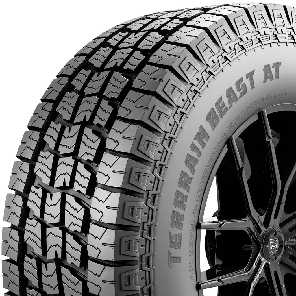 Lexani Terrain Beast AT 255/70R15 108S BSW Fits: 1975-76 Chevrolet Corvette Stingray, 1992-94 Dodge B250 Base