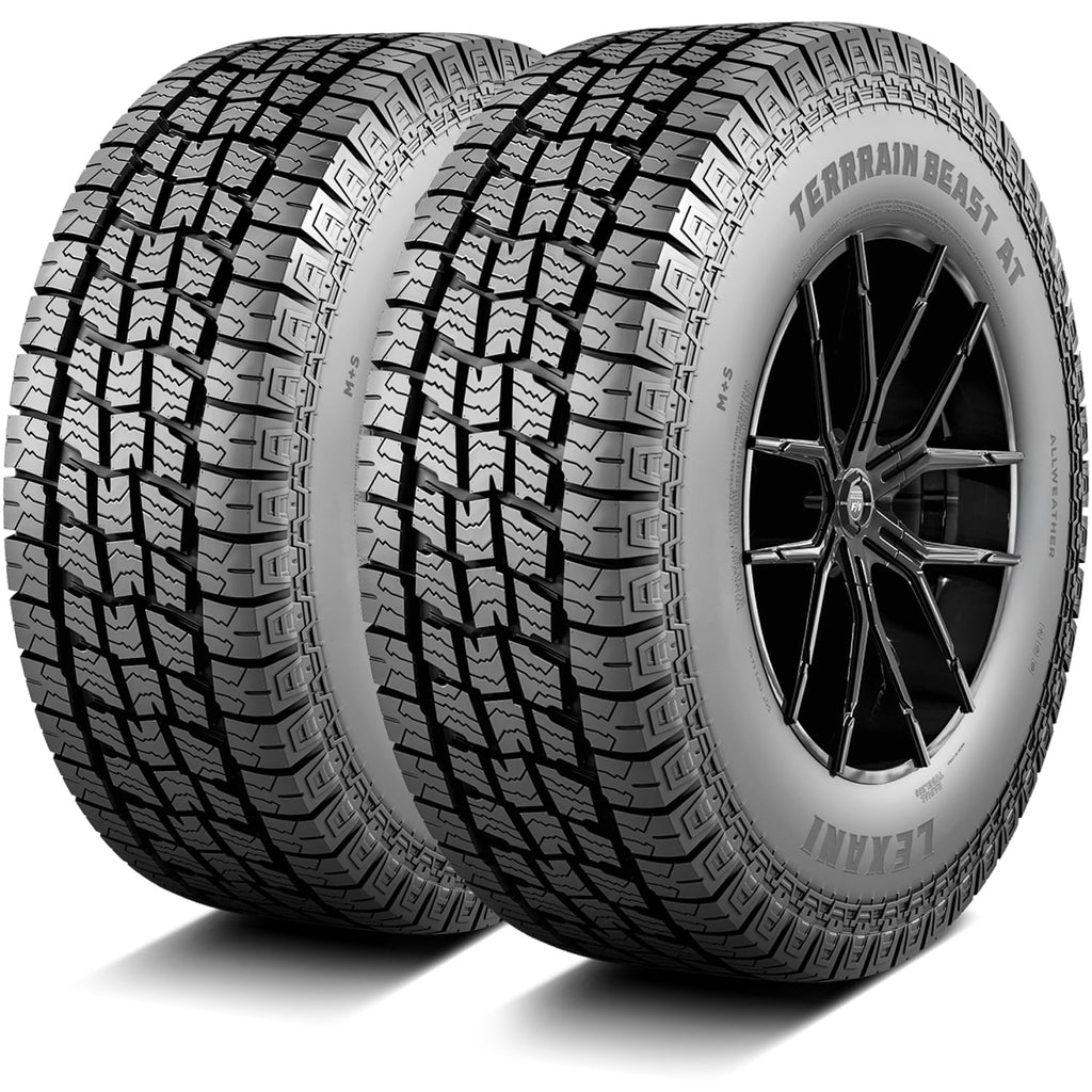 Lexani Terrain Beast AT 255/70R15 108S BSW Fits: 1975-76 Chevrolet Corvette Stingray, 1992-94 Dodge B250 Base