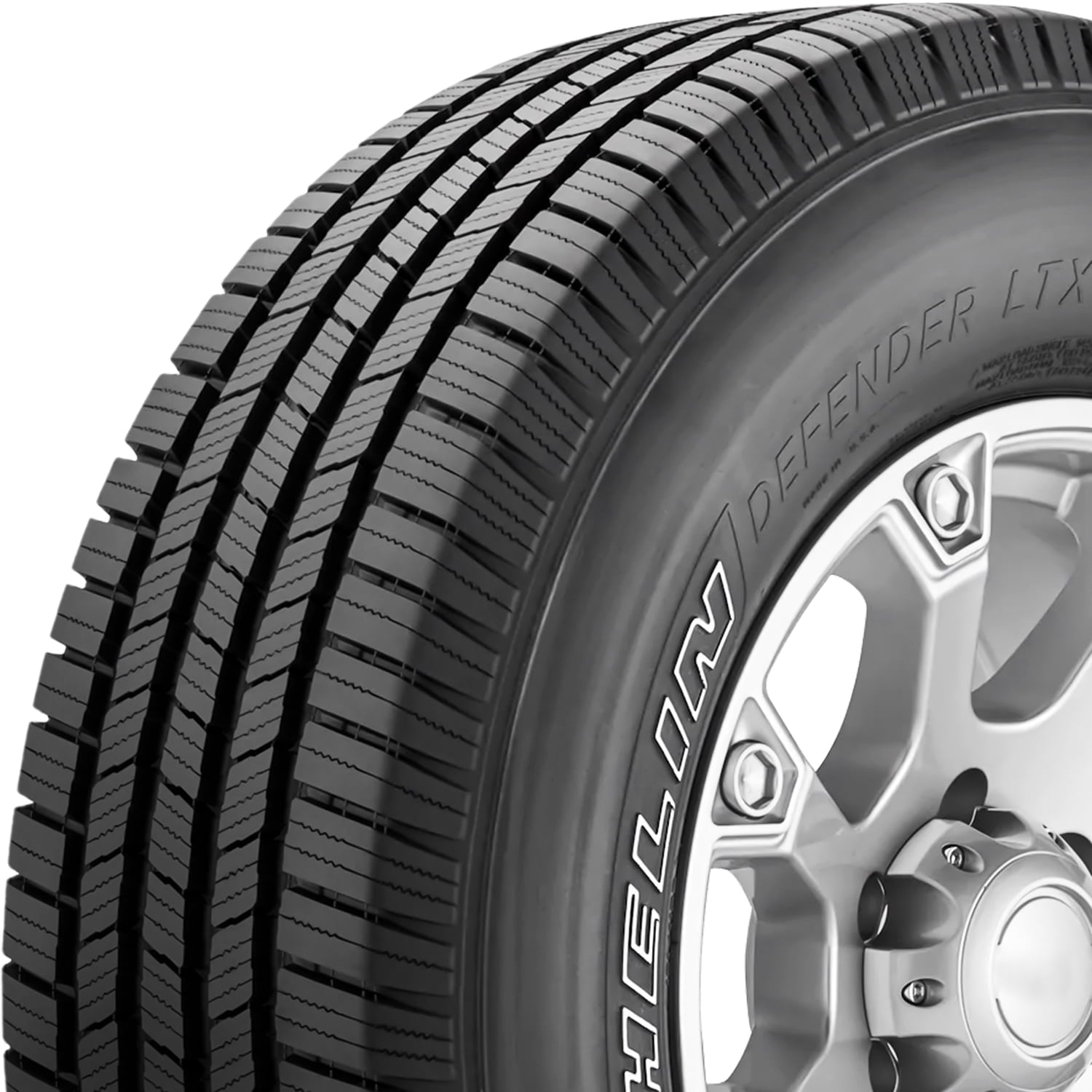 Michelin Defender LTX M/S All Season 265/70R17 115T Light Truck Tire Fits: 2014-18 Chevrolet Silverado 1500 WT, 2010-21 GMC Sierra 1500 SLE