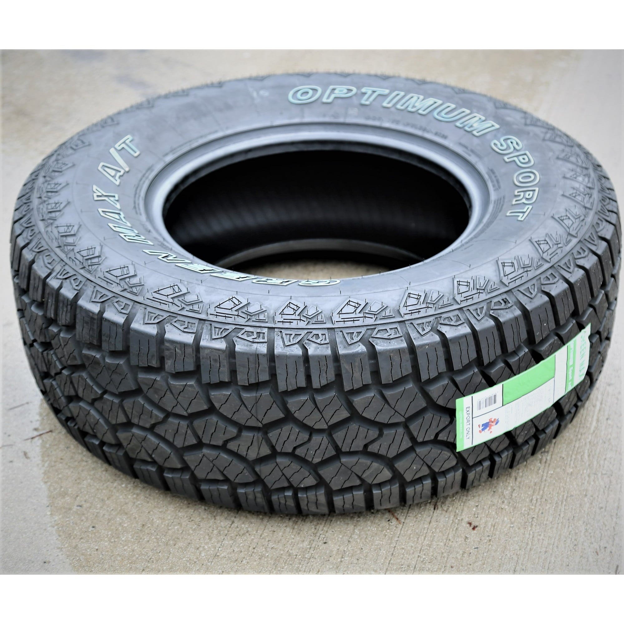Green Max Optimum Sport A/T 265/70R17 121/118R E 10 Ply All Terrain Light Truck Tire