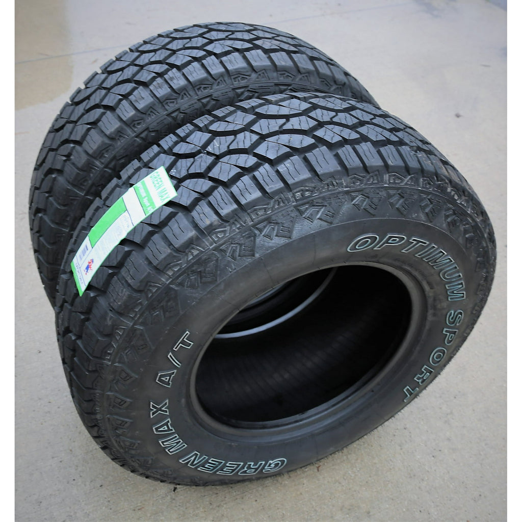 Green Max Optimum Sport A/T 265/70R17 121/118R E 10 Ply All Terrain Light Truck Tire
