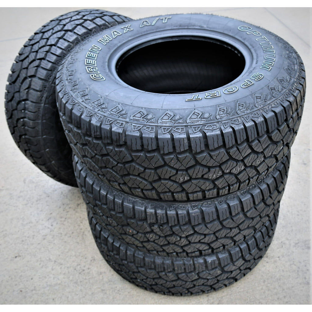 Green Max Optimum Sport A/T 265/70R17 121/118R E 10 Ply All Terrain Light Truck Tire