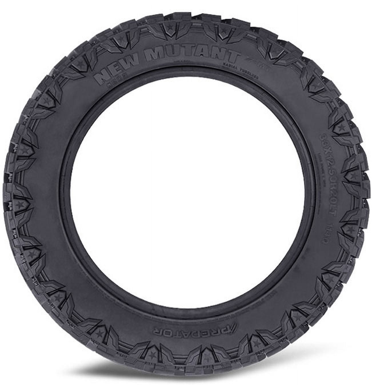 Predator New Mutant X-MT Mud Terrain LT35X12.50R22 121Q F Light Truck Tire