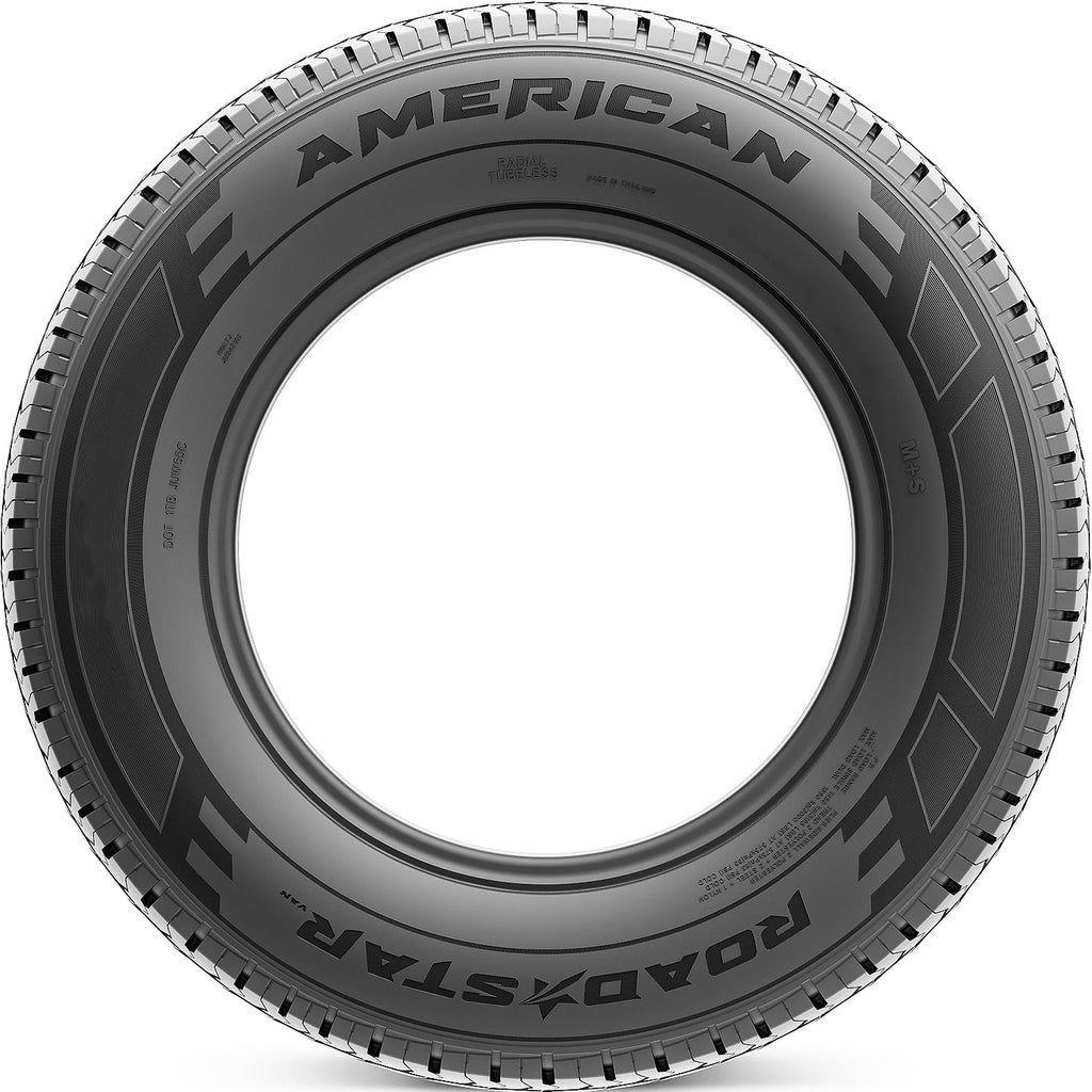 American Roadstar Van 195/75R16 110/108R E 10 Ply Van Commercial Tire