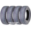 Free Country ST 205/75D15 6 PR Load Range C Trailer Tires- 11021, Set of 4