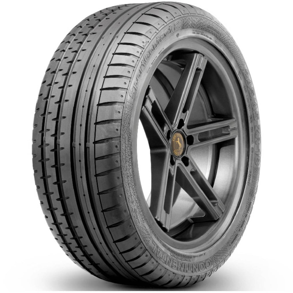 Continental Tire CONTINENTAL CONTISPORTCONTACT 2 P265/40R21 105Y XL 280 AA A MO BW SUMMER TIRE Fits: 2020-23 Ford Edge ST-Line, 2019 Ford Edge ST