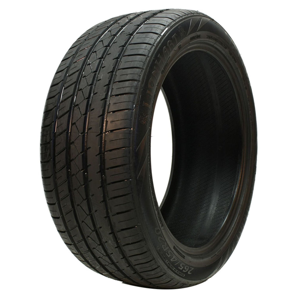 245/40ZR17 Lionhart LH-Five 95W XL Black Wall Tire