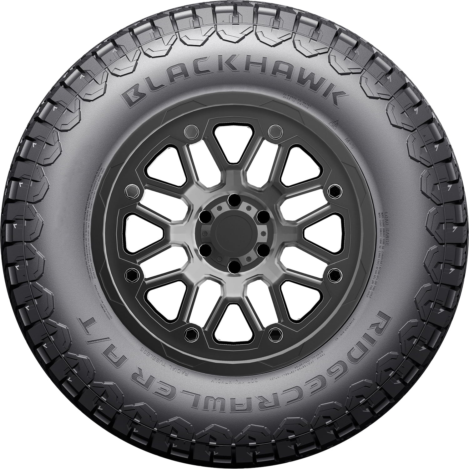 Blackhawk Ridgecrawler A/T 31X10.50R15 109S C 6 Ply dc All Terrain All Weather Light Truck Tire