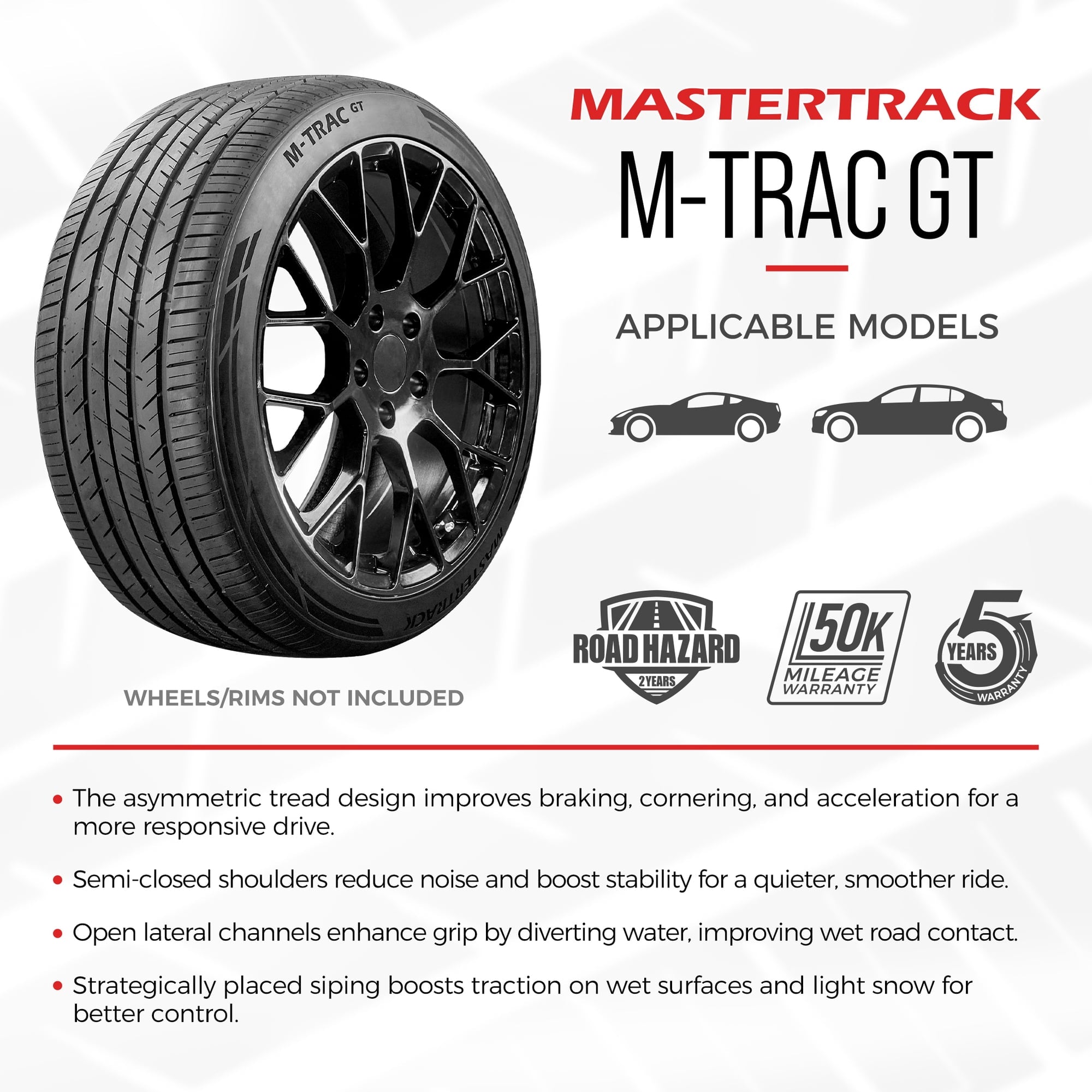 Mastertrack M-TRAC GT Ultra High-Performance 315/35ZR20 110W XL Passenger Tire 315/35/20(Tire Only)