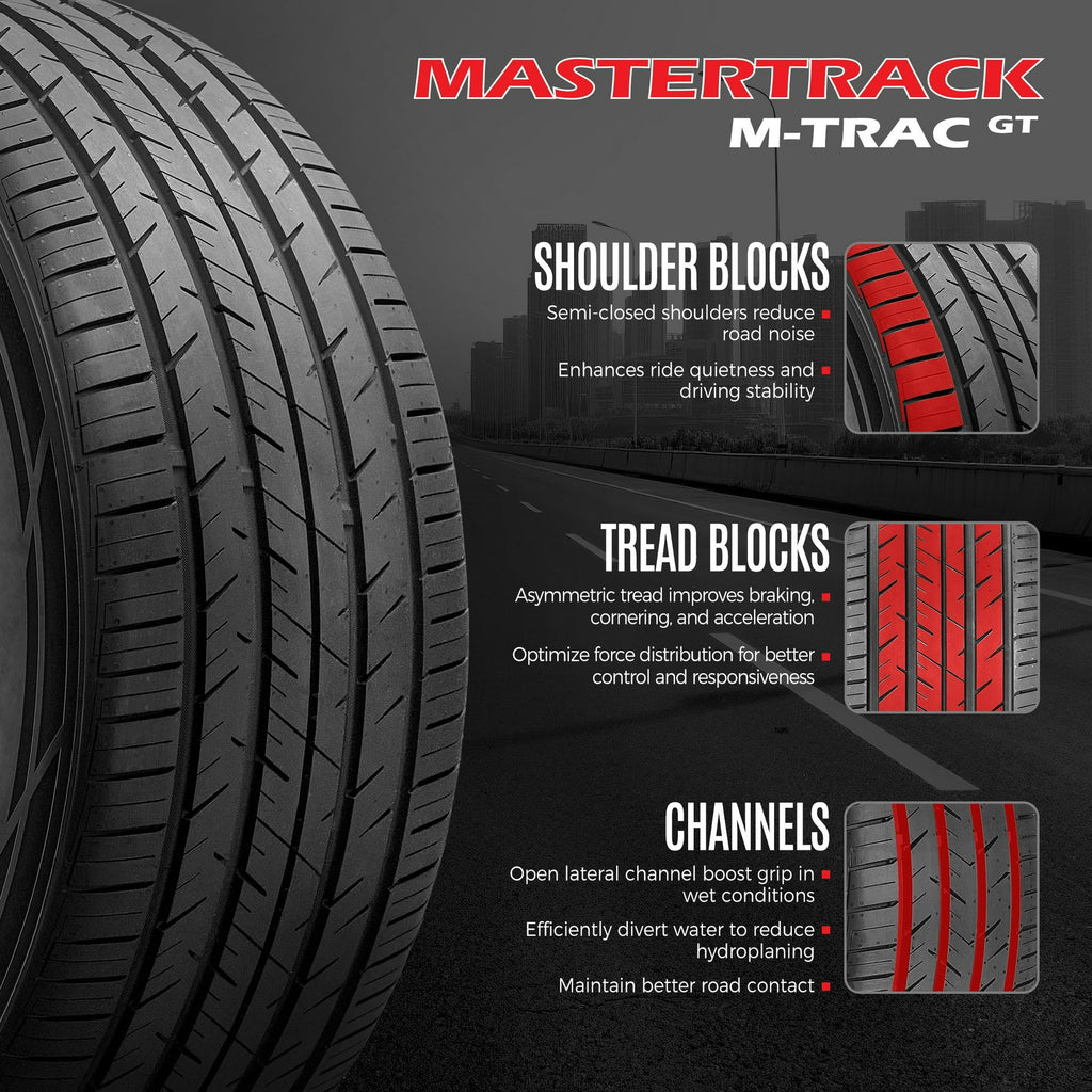 Mastertrack M-TRAC GT High Performance 305/40R22 114V XL A/S Passenger Tire 305/40/22 (Tire Only)