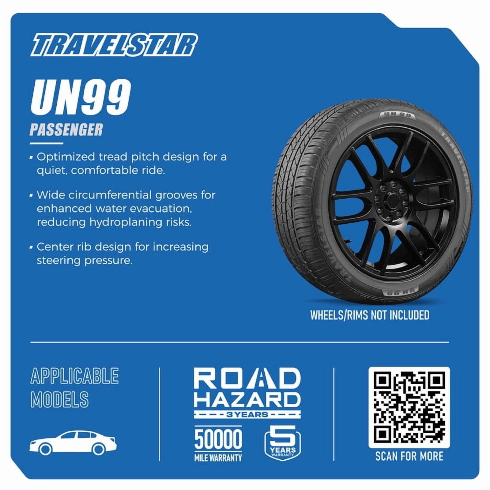 Travelstar UN99 All Season 205/70R15 205/70/15 96T Passenger Tire(No Rim)