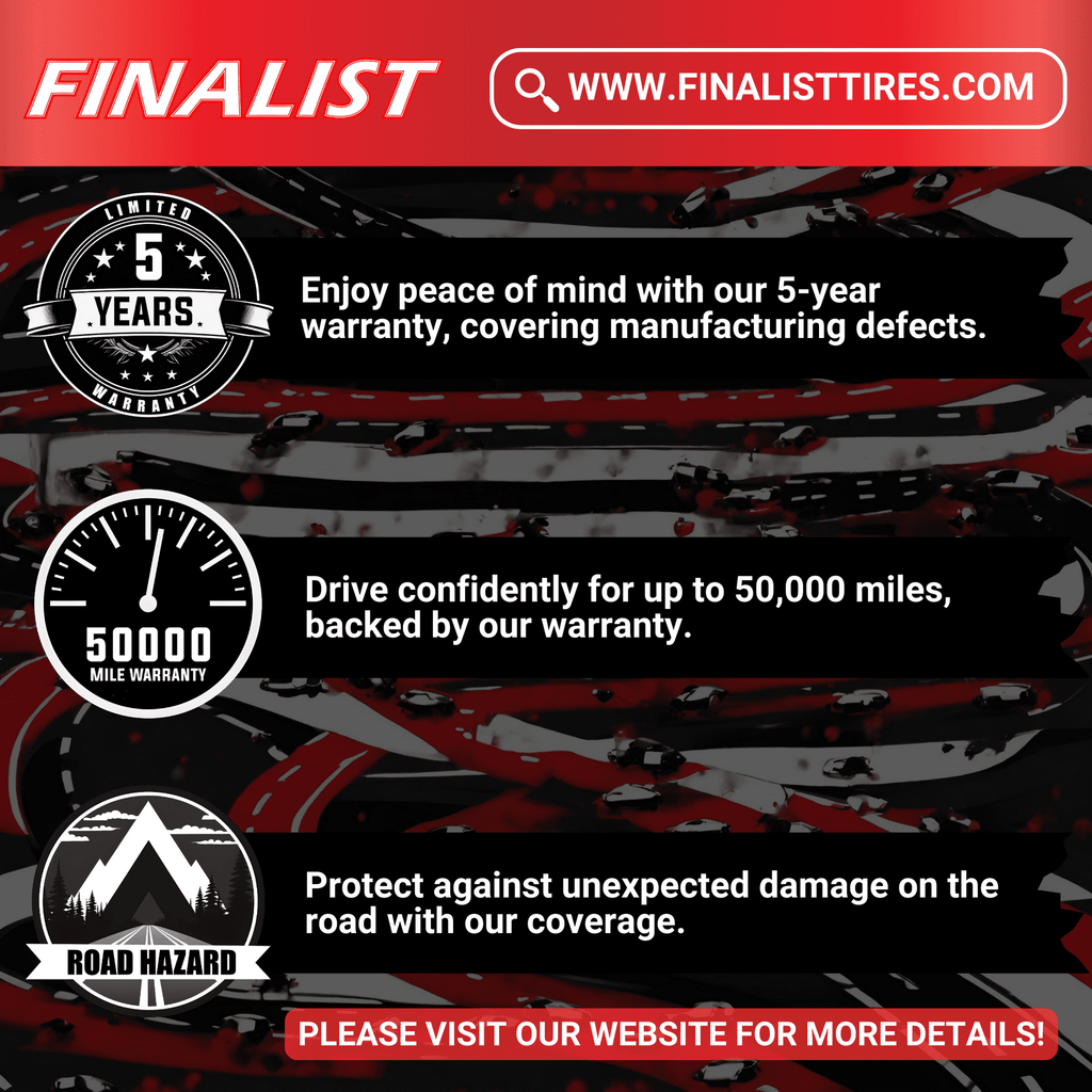 Finalist Terreno H/T 245/75 R17 All Season LT245/75R17 10 Ply 121/118S LR E Highway Terrain Tires