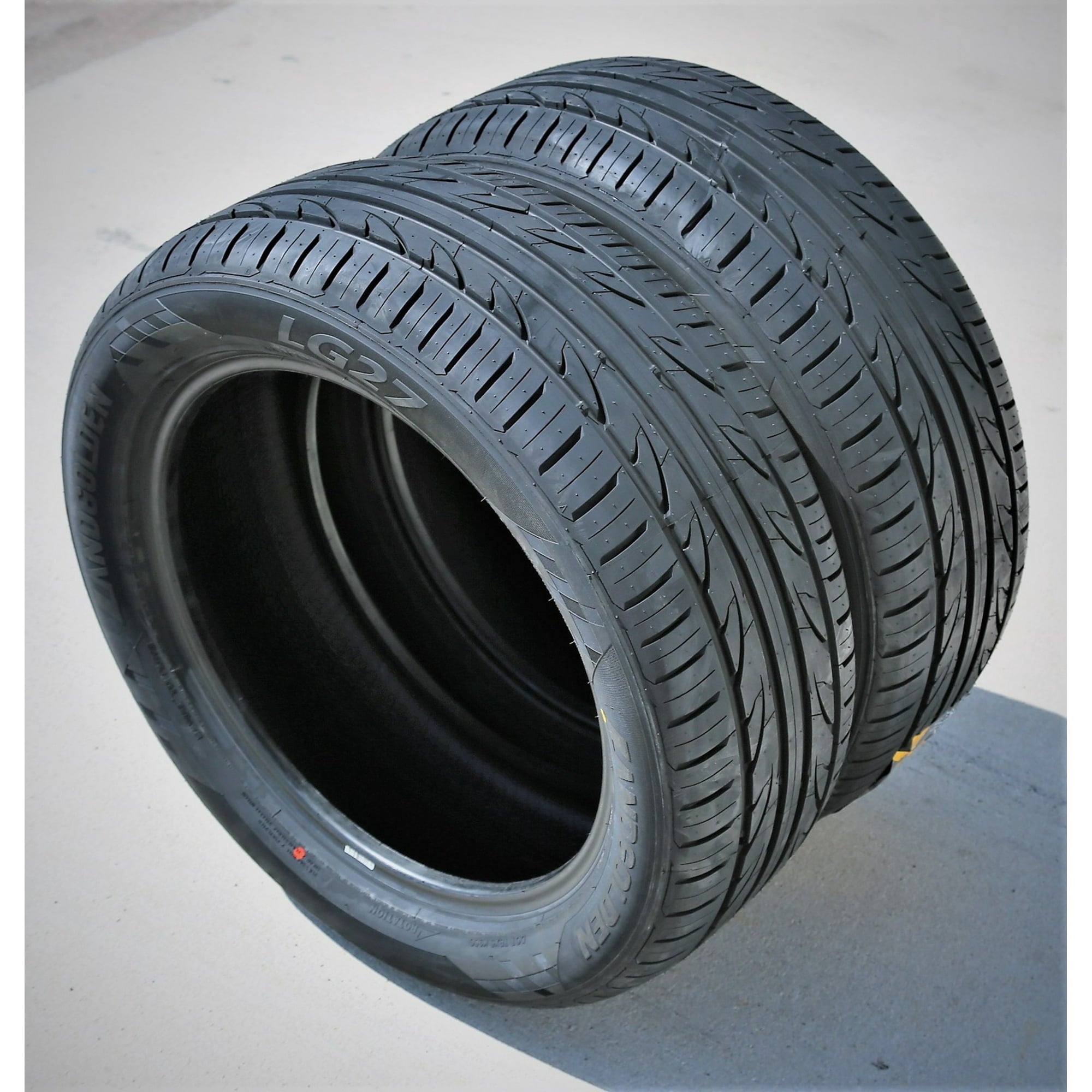 Pair of 2 (TWO) Landgolden LG27 225/40R18 ZR 92W XL A/S All Season Tires Fits: 2014-15 Honda Civic Si, 2013 Toyota Corolla LE