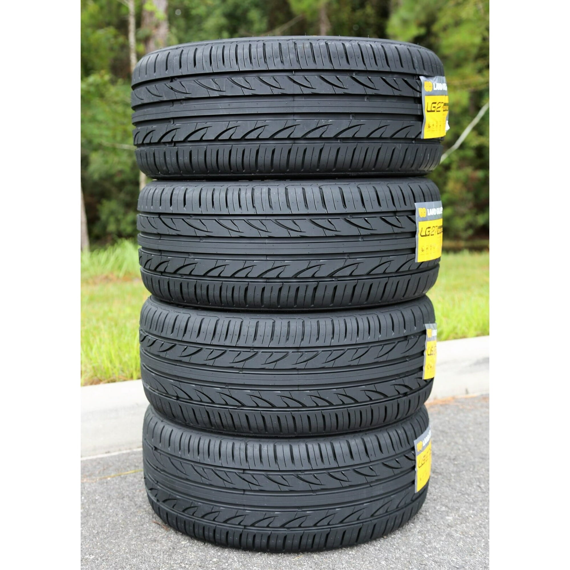 Pair of 2 (TWO) Landgolden LG27 225/40R18 ZR 92W XL A/S All Season Tires Fits: 2014-15 Honda Civic Si, 2013 Toyota Corolla LE