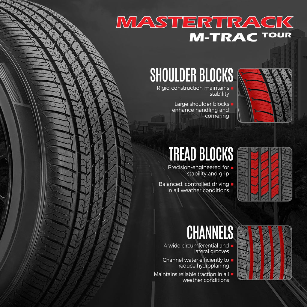 Mastertrack M-TRAC TOUR All Season 235/55R17 235/55 R17 99H Passenger Tires (No Wheels)