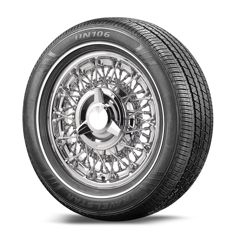 Travelstar UN106 225/60R17 99T All Season Passenger Tire 225/60/17 Narrow White Stripe 9mm(Tire Only)