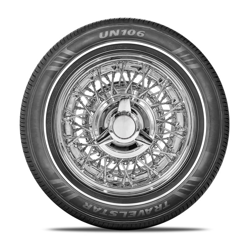 Travelstar UN106 225/60R17 99T All Season Passenger Tire 225/60/17 Narrow White Stripe 9mm(Tire Only)