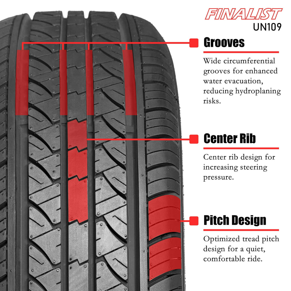 Finalist UN109 215/70 R15 215/70R15 98T All Season Passenger Tires (No Rim)