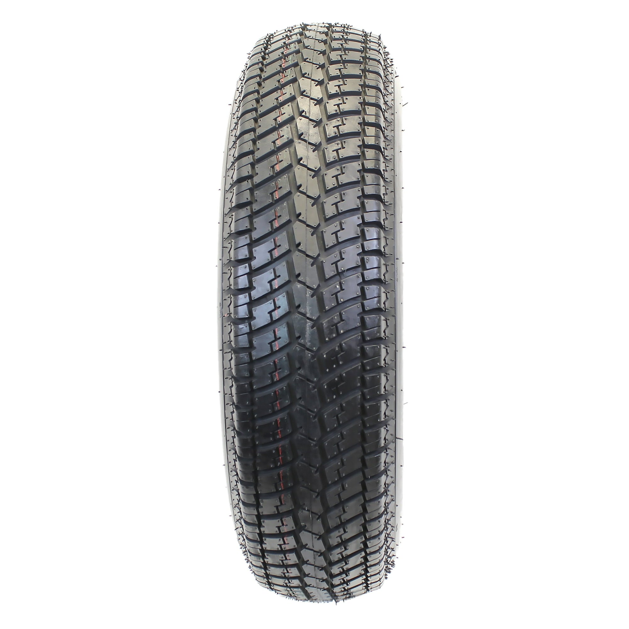 eCustomrim 2-Pack Trailer Tire Rim ST205/75D15 Load C 15 Inch 5 Lug Black Wheel