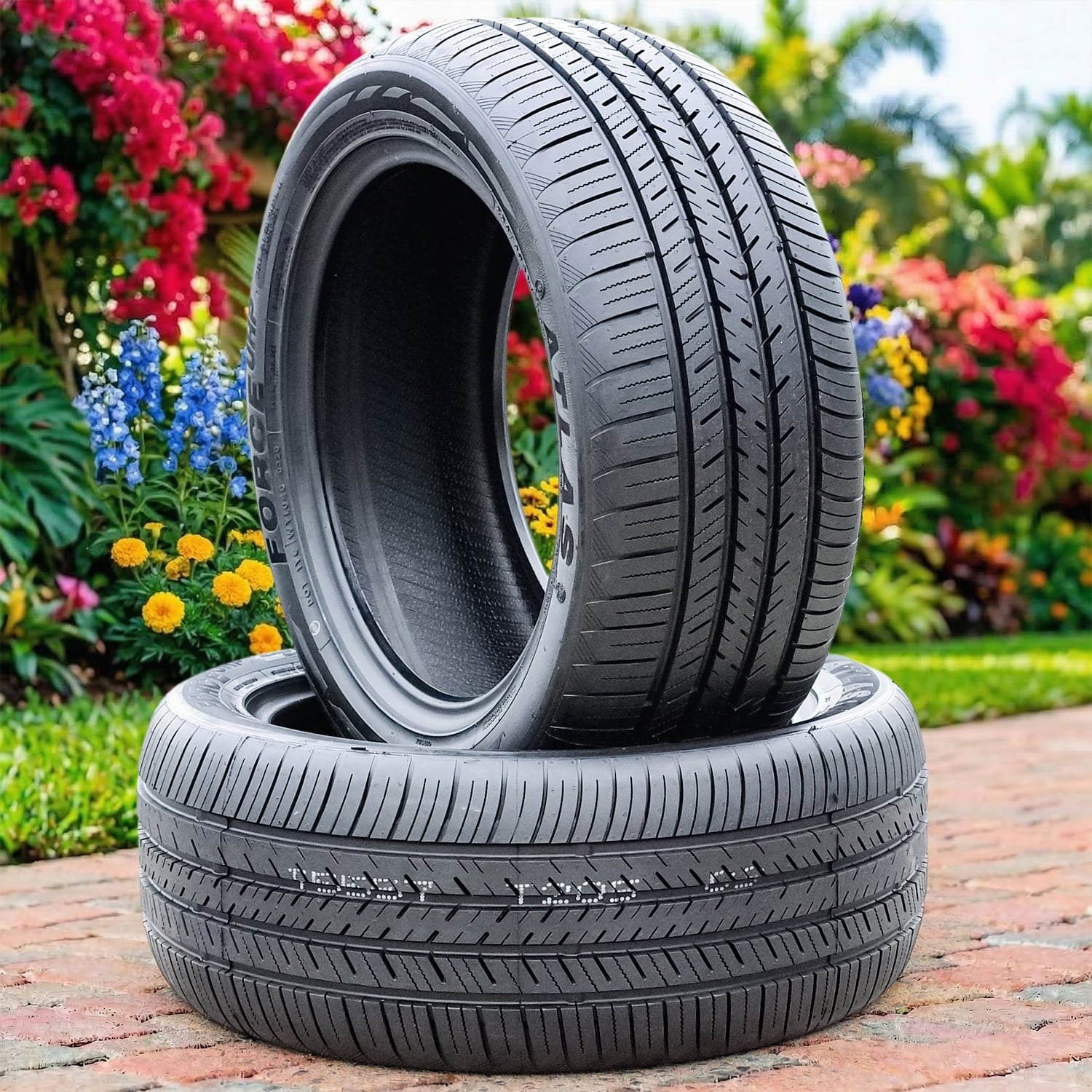Atlas Tire Atlas Force UHP 235/40R18XL 95Y BSW Fits: 2012-18 Ford Focus Titanium, 2017-23 Honda Civic Sport Touring