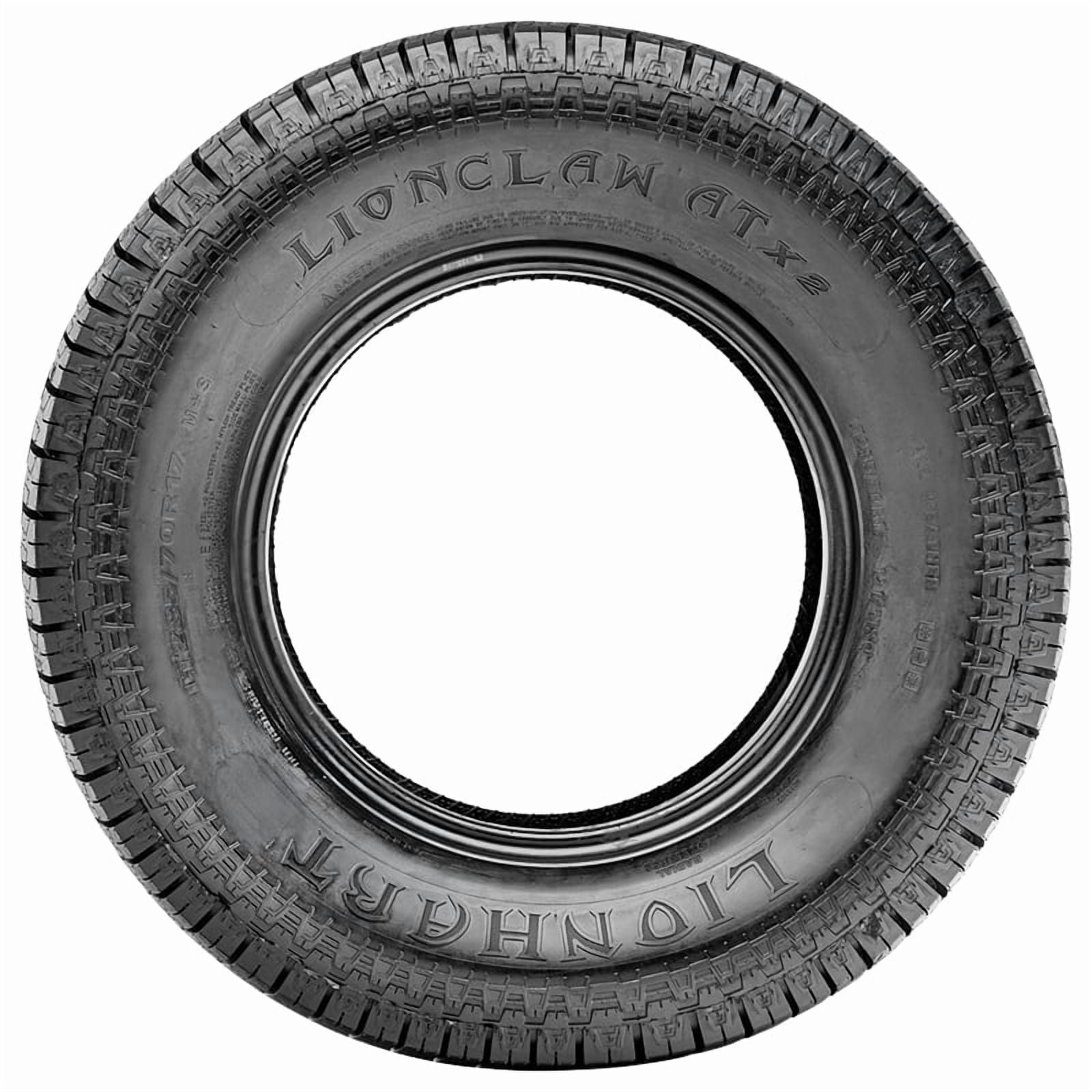 1 Lionhart Lionclaw ATX2 LT 245/75R17 All Terrain [40K Mileage Warranty 10 PLY] LHSTATX1775010 / 245/75/17 / 2457517