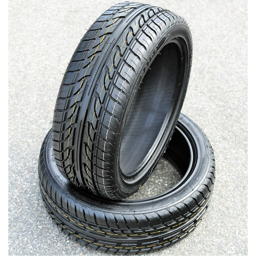 Pair of 2 (TWO) Haida Racing HD921 195/45R16 84V XL Performance Tires Fits: 2012 Fiat 500 Abarth, 2013-18 Fiat 500 Abarth Cabrio