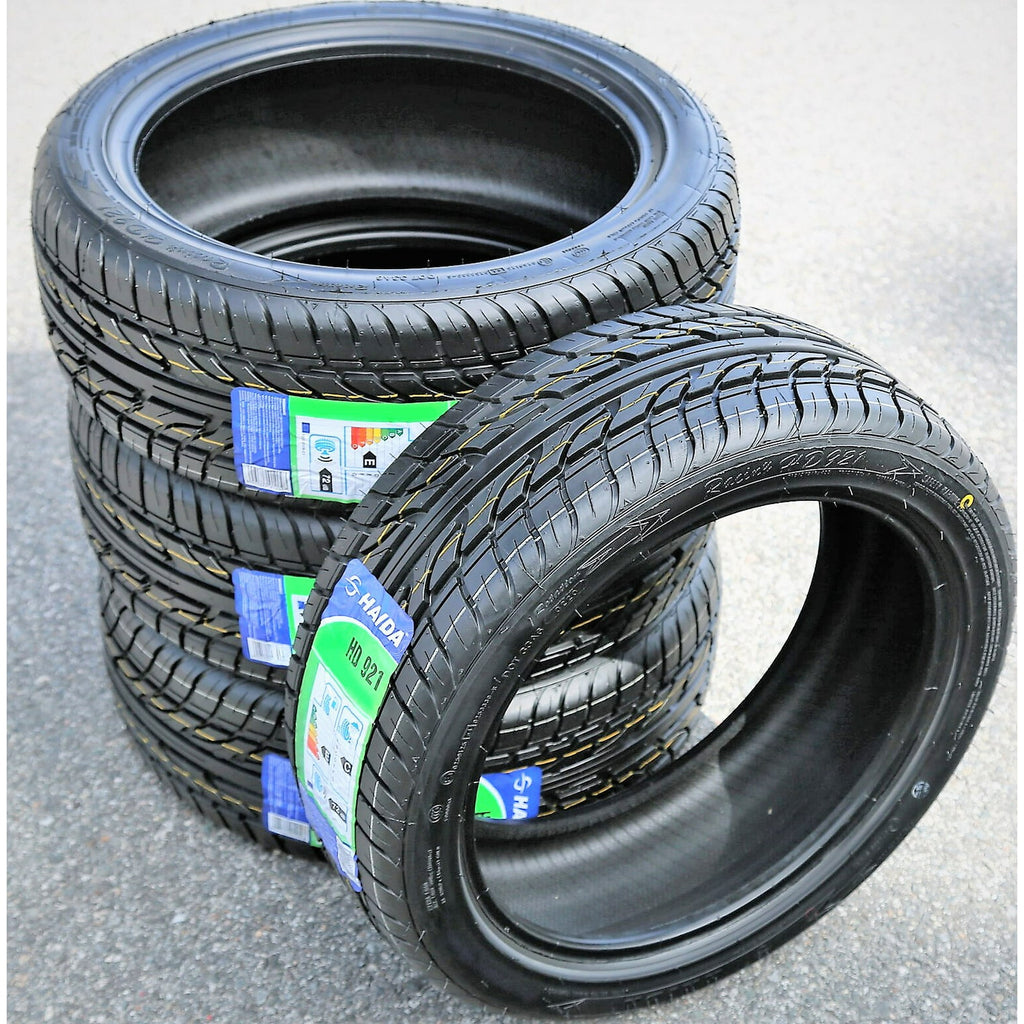 Pair of 2 (TWO) Haida Racing HD921 195/45R16 84V XL Performance Tires Fits: 2012 Fiat 500 Abarth, 2013-18 Fiat 500 Abarth Cabrio