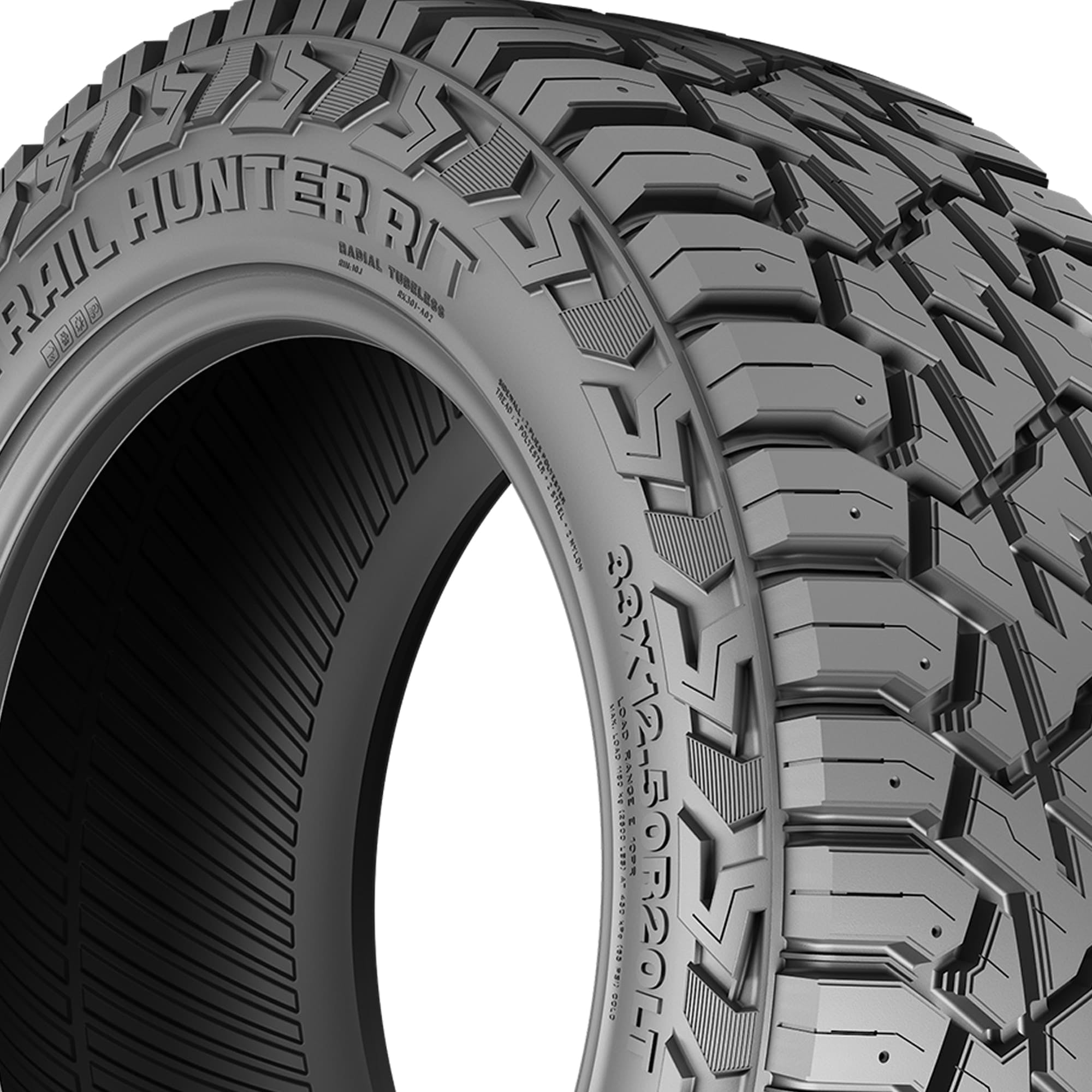 Venom Power Trail Hunter R/T Rugged Terrain LT35X12.50R20 125Q F Light Truck Tire