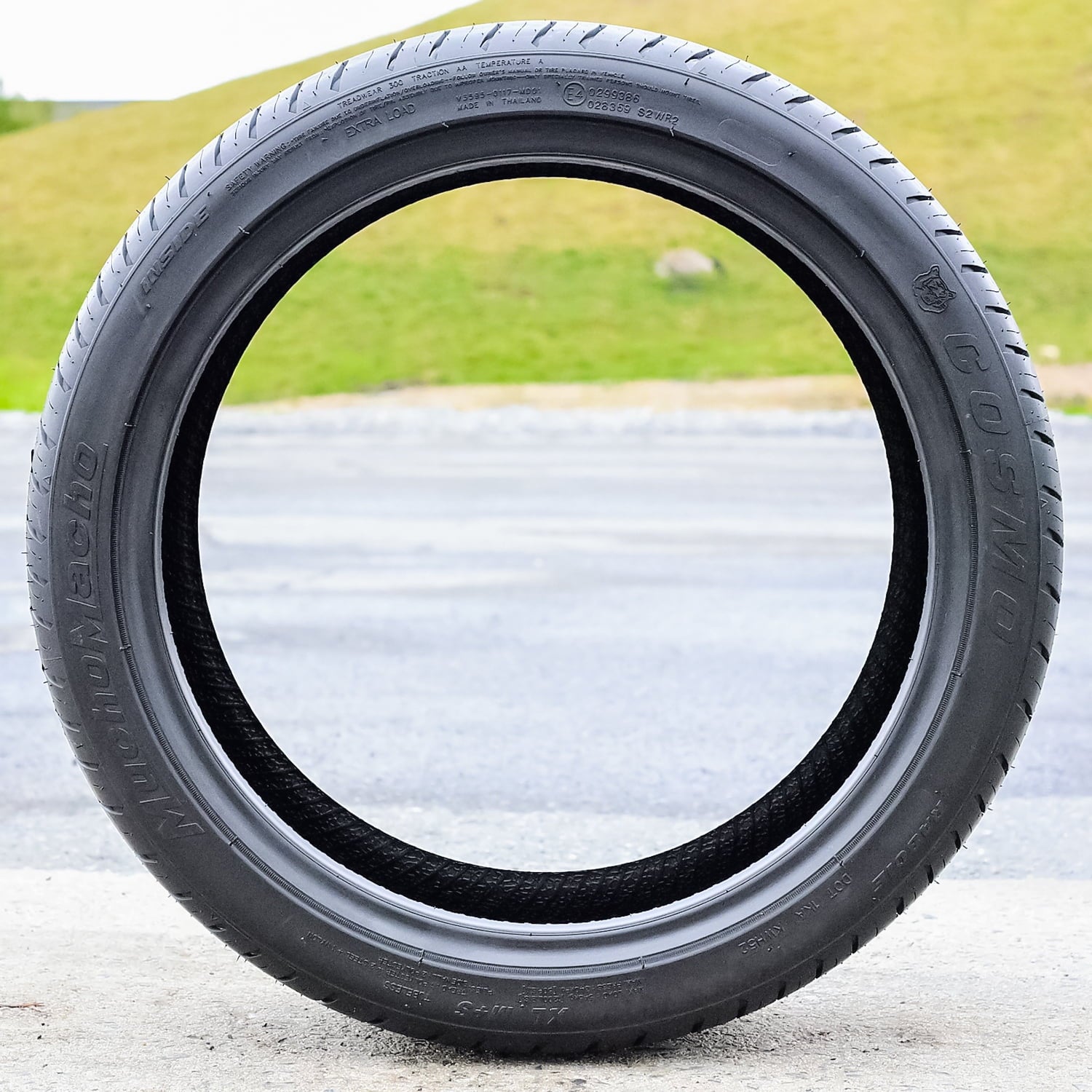 Pair of 2 (TWO) Cosmo MuchoMacho 225/50ZR17 225/50R17 98W All Season High Performance Tires Fits: 2012-15 Chevrolet Cruze LT, 2012-18 Ford Focus Electric
