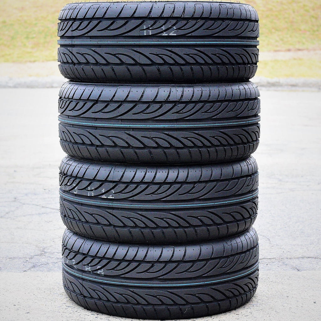 Pair of 2 (TWO) Forceum Hena 215/45R17 ZR 91W XL A/S High Performance Tires Fits: 2011-13 Honda Civic Si, 2010-11 Toyota Prius Base