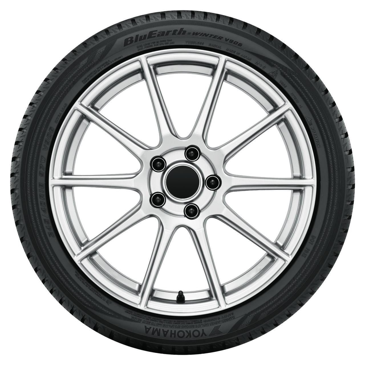 Yokohama BluEarth Winter V906 Winter 225/45R18 95V XL Passenger Tire
