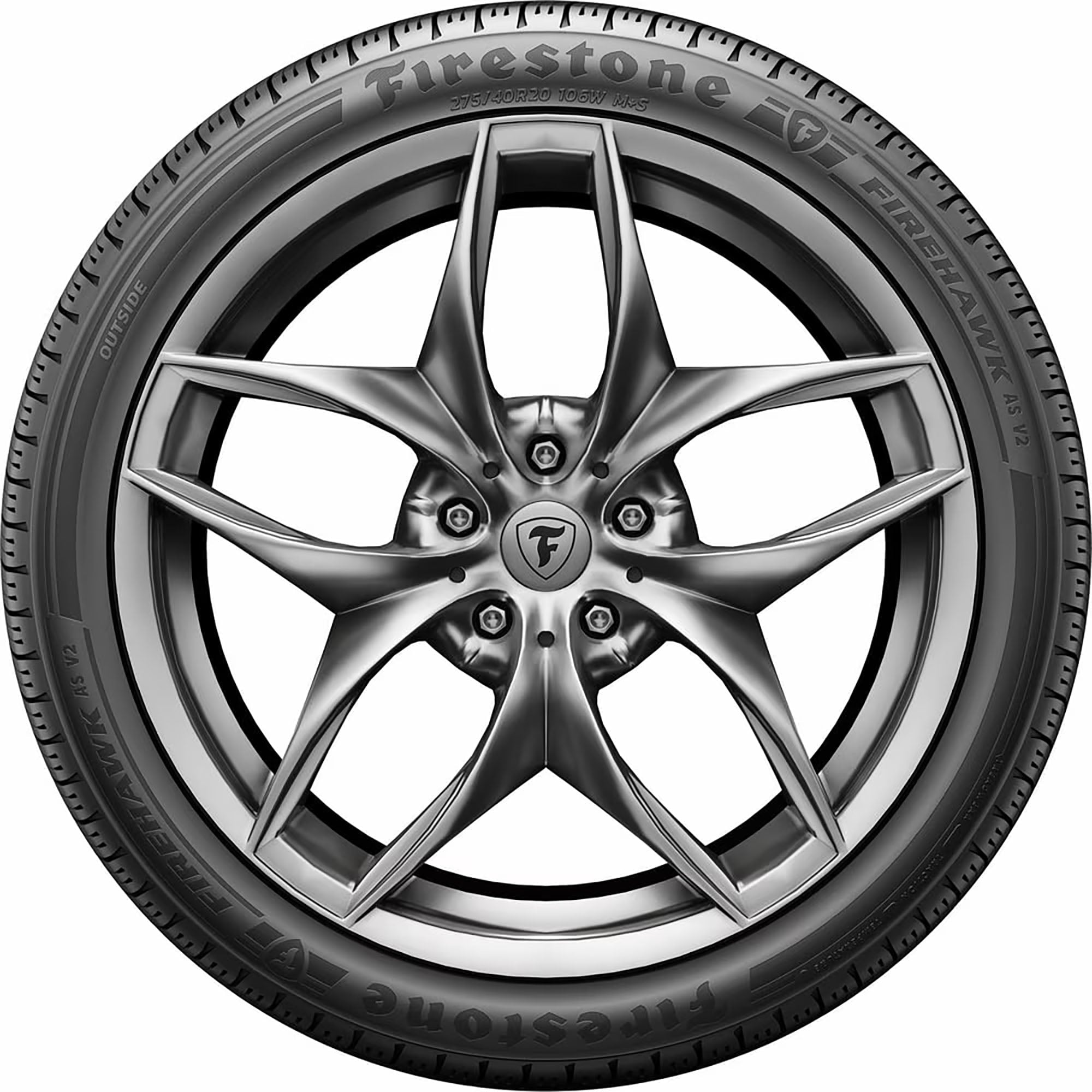 Firestone FireHawk A/S V2 All Season 255/45R20 105W XL Passenger Tire