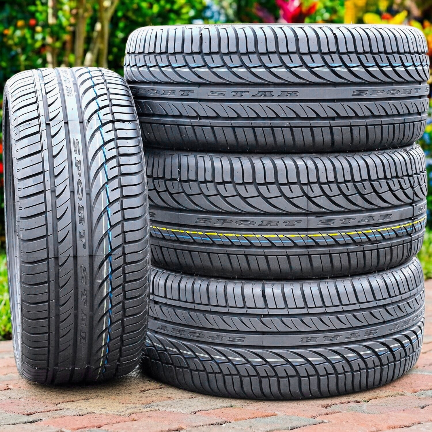Pair of 2 Fullway HP108 235/40ZR18 235/40R18 95W XL High Performance a/s All Season Tires